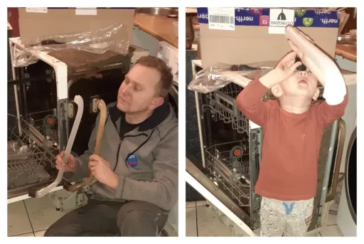 Uszkodzona rurka górnego śmigła w zmywarce Electrolux ESL66010 - naprawiaj, nie wyrzucaj