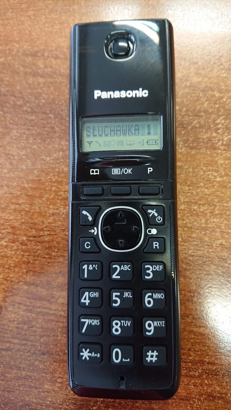Wymiana klawiatury w telefonie stacjonarnym Panasonic