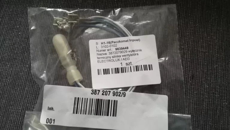 Nowy wyłącznik termiczny w piekarniku Electrolux
