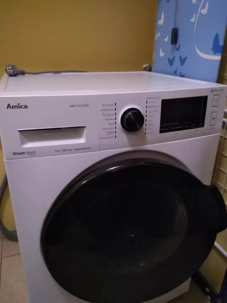 Pralka Amica Dream Wash DAW 7123 DCiBT po wymianie gumowego kołnierza na nowy