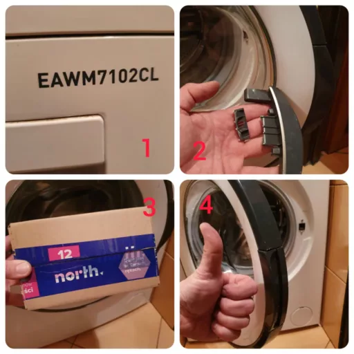 Wymiana pękniętego uchwytu w pralce Amica EAWM7102CL - naprawiaj, nie wyrzucaj