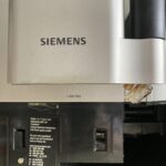 Ekspres Siemens EQ.7 L-series po rozebraniu w czasie wymiany dozownika