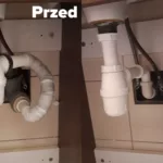 Wymiana rury kanalizacyjnej pod umywalką