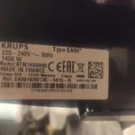Tabliczka znamionowa ekspres Krups EA9010