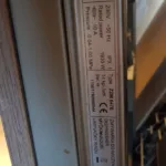 Tabliczka znamionowa w zmywarce Amica ZZM 647 E