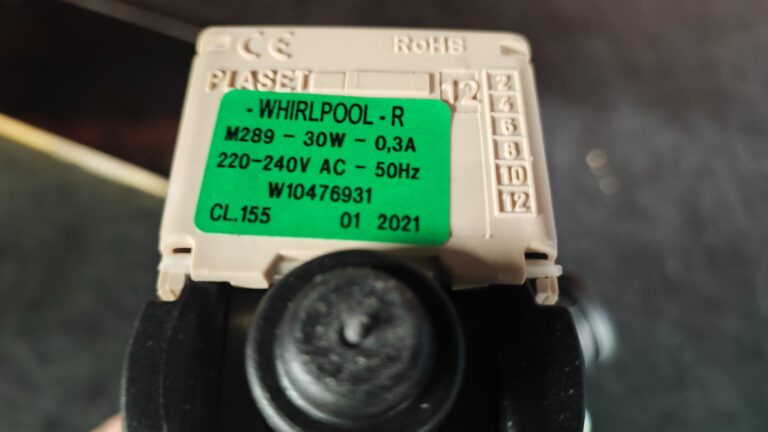 Oryginalna pompa odpływowa do pralki Whirlpool AWOD 4320P W10476931