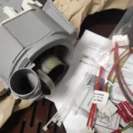 Wymiana pompy z grzałką w zmywarce Bosch SMV50E10EU04