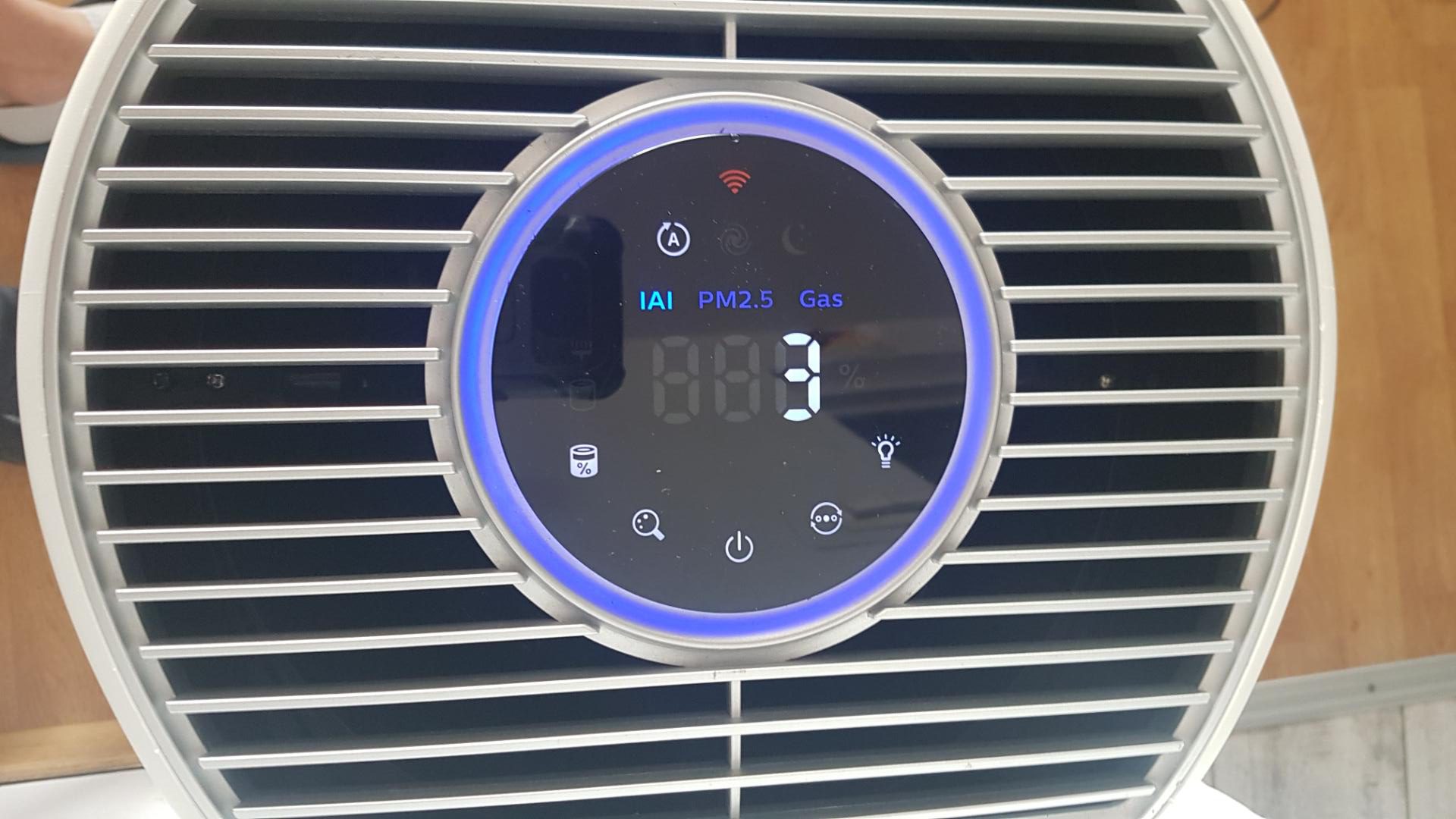wskaźnik IAI oczyszczacza powietrza Philips