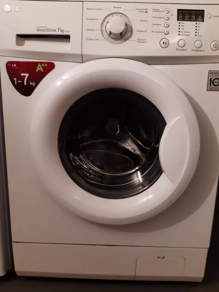 Pralka LG F1091QD buczy przy pompowaniu wody - wymiana pompy odpływowej