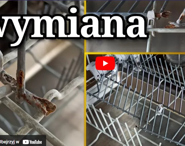 Wymiana zardzewiałego grzebienia kosza zmywarki Bosch SMI58M95EU-25 - Film instruktażowy