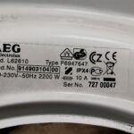 Tabliczka znamionowa pralki AEG L62610