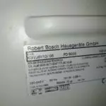 Tabliczka znamionowa lodówki Bosch KGV36V13/06