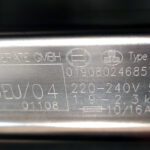 Tabliczka znamionowa zmywarki Bosch SMV50E10EU/04