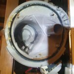 Błąd E15 w zmywarce Siemens SN25N888EU/50 - zalewanie wodą pływaka z czujnikiem pod misą z filtrem