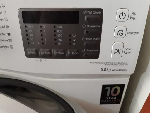 Przepalona grzałka w pralce Samsung WF 600B0BKWQ - naprawiaj, nie wyrzucaj