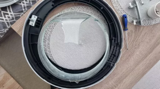 Pękła szyba drzwi w pralce Haier HW70-BP1439 podczas prania w programie z gotowaniem - naprawiaj, nie wyrzucaj