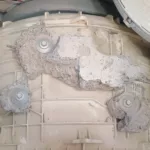 Pralka Hotpoint Ariston WMG722PL skakała podczas wirowania - wymiana skruszonej przeciwwagi