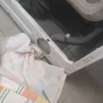 Wymiana uszkodzonego elektrozaworu podwójnego i pompy odpływowej w pralce Bauknecht WA PLUS 622 SLIM