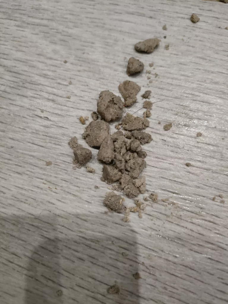 Piasek znaleziony w pompie myjącej Whirlpool WBC 3C26 B 61009130100