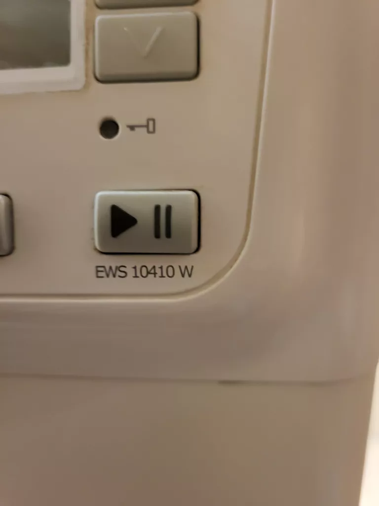 Pralka Electrolux EWS 10410 W PNC: 914518103-00 po udanej wymianie blokady zamka drzwi