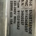 Tabliczka znamionowa zmywarki Ikea ENASTAENDE - PNC: 911434063/07