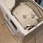 Pralka Hotpoint Ariston ARSD129EU była głośna podczas odprowadzania wody i podczas wirowania - wymiana amortyzatorów i pompy