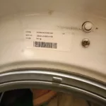 Tabliczka znamionowa pralki Samsung WW60K42109W/EO
