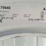 Tabliczka znamionowa pralki AEG L70640 PNC 914 002 411 00