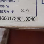Tabliczka znamionowa maszynki do mielenia Zelmer Dorota 686.5