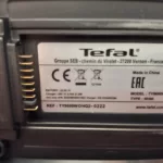 Tabliczka znamionowa odkurzacza pionowego Tefal X-Force Flex TY9690WO-4Q2