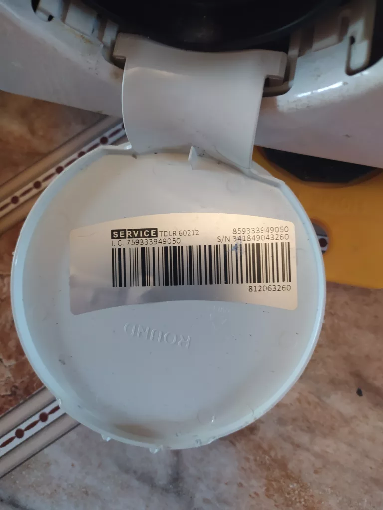Tabliczka znamionowa w pralce Whirlpool TDLR 60220 759333949050