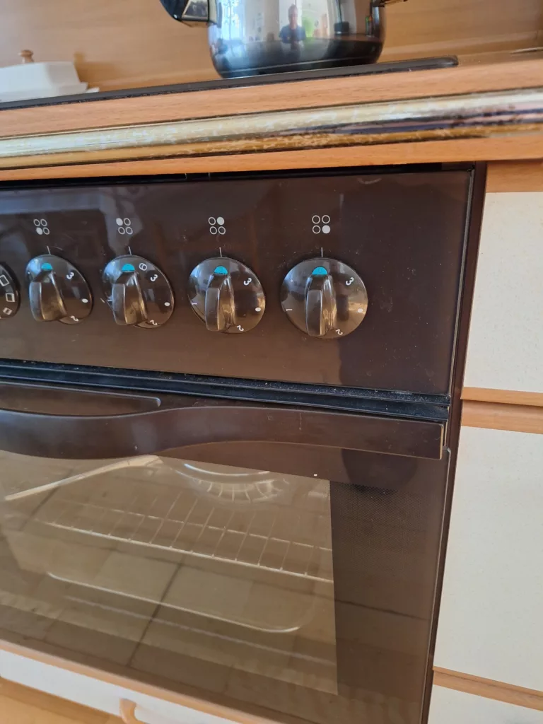 26-letnia kuchenka Amica EHK2.738TEDPBL po wymianie regulatora pola grzejnego