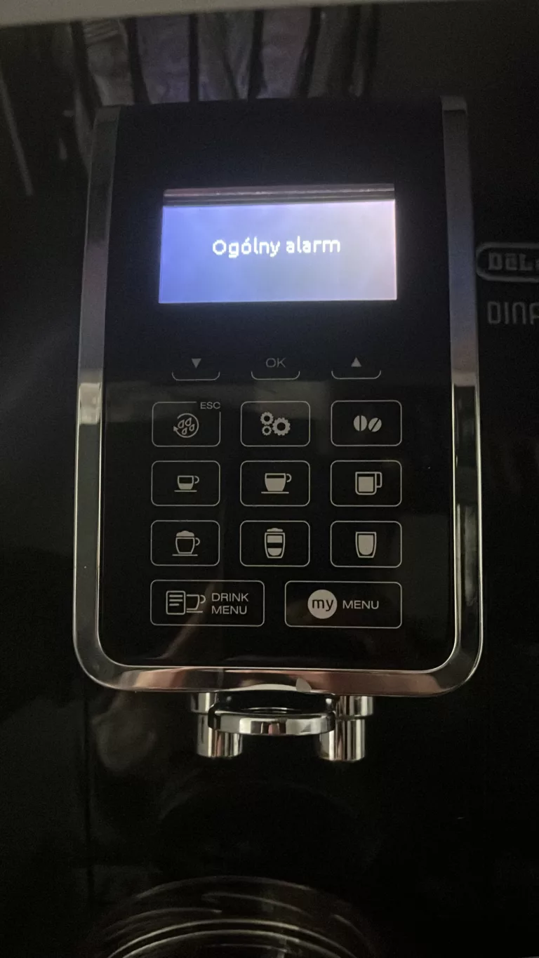 Ekspres do kawy DeLonghi ECAM 350.75 - alarm ogólny