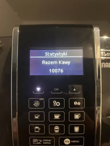 Alarm ogólny na wyświetlaczu ekspresu DeLonghi Dinamica ECAM 350.75 – przyciski nie działają i brak reakcji - naprawiaj, nie wyrzucaj